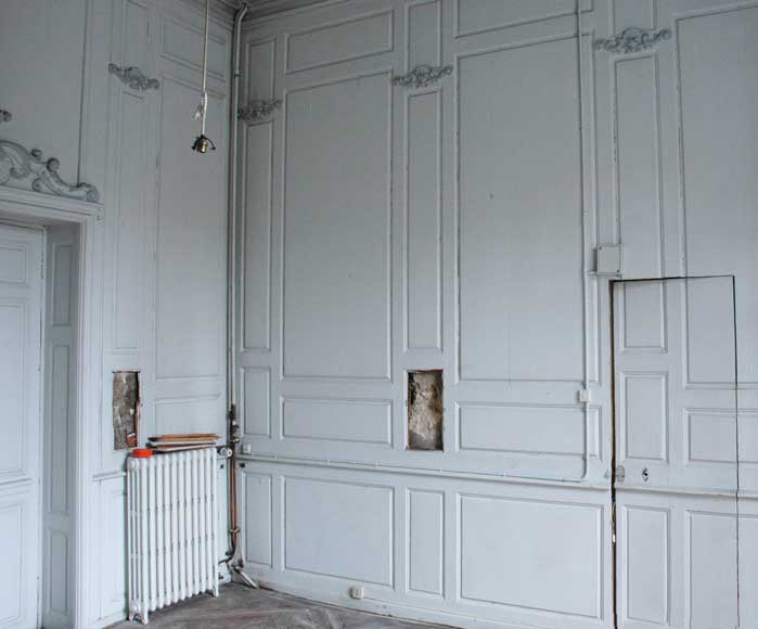 18世纪装饰护墙板及其原配木地板-5