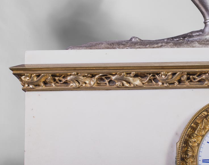 根据让·奥古斯特·巴赫（1811-1896年）-壁炉台布景描绘了玛丽·德·勃艮第 (Marie de Bourgogne) 去猎鹰的情景-7