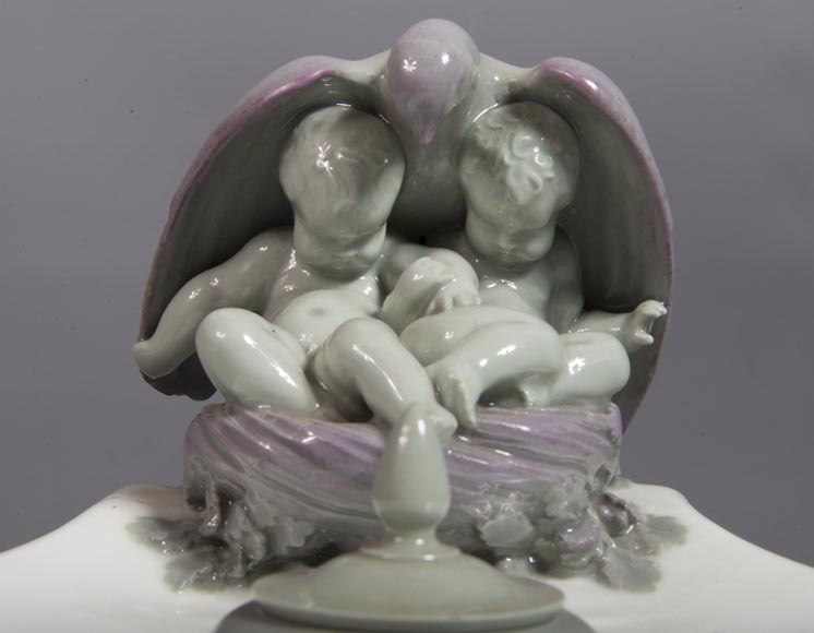塞弗尔制造-陶瓷小天使主题水墨盒-3
