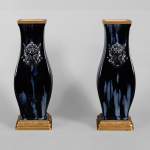 阿尔伯特-欧内斯特·开利-贝勒斯 塞夫尔瓷器制造厂 “景德镇”装饰花瓶 1884