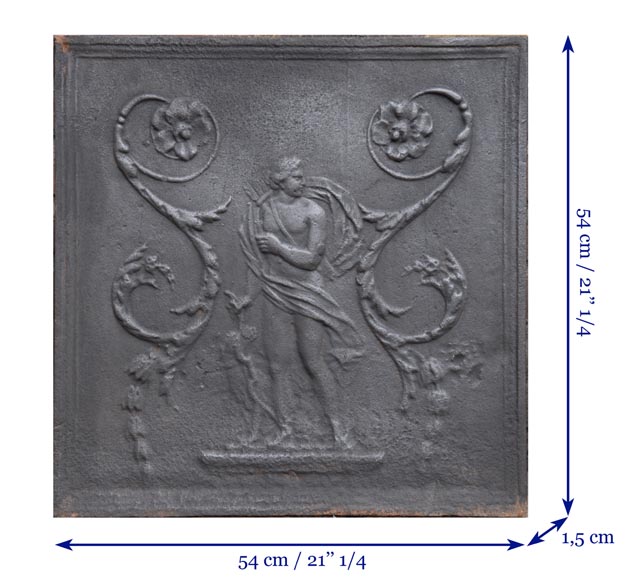 饰有戴安娜女神形象的壁炉炉板，十九世纪-6