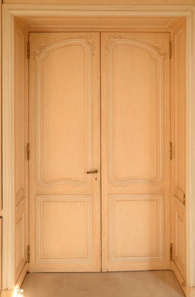 两间路易十五风格的镶木板装饰，十九世纪末-1