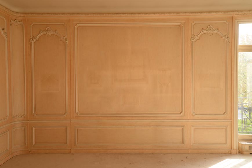 两间路易十五风格的镶木板装饰，十九世纪末-10