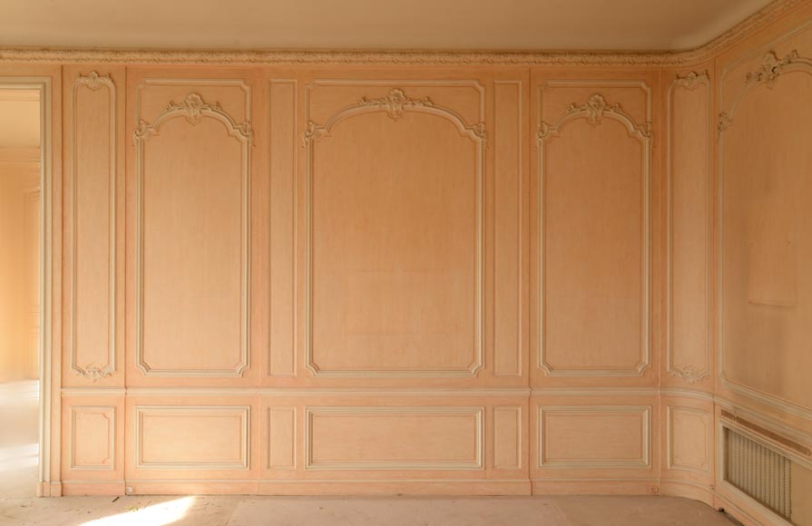 两间路易十五风格的镶木板装饰，十九世纪末-16