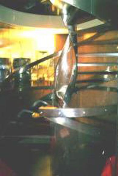 螺旋不锈钢楼梯，约1970年-1