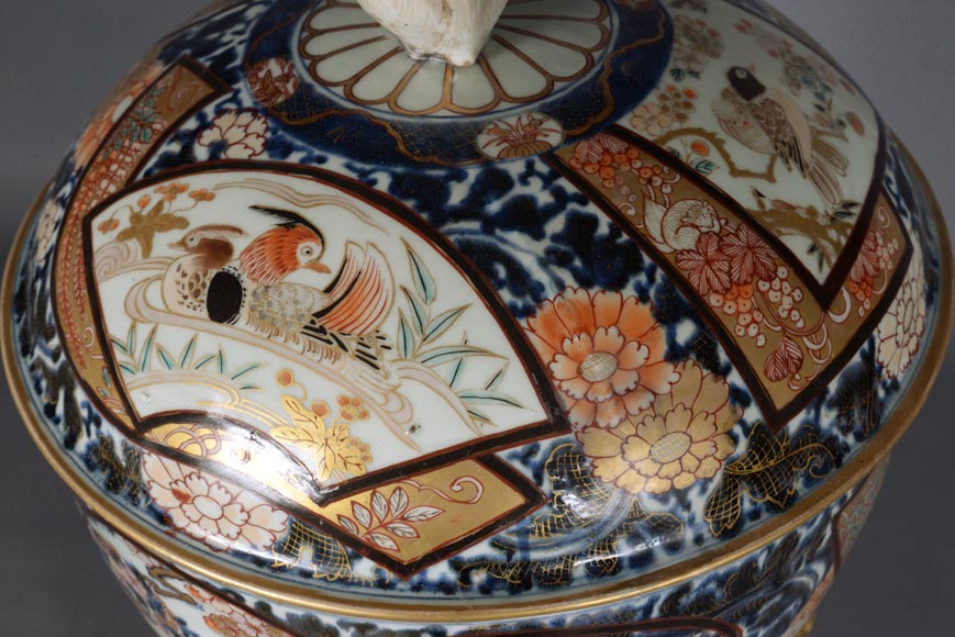 伊万里瓷器（Porcelaine d'Imari），拿破仑三世风格镀金青铜框架-19世纪-4