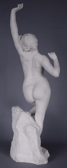 塞夫尔省制造：玛蒂娜多(Matinado)  白瓷造像  复刻雕塑家菲利克斯·查彭蒂埃(Félix CHARPENTIER)大理石作品  1910 -5