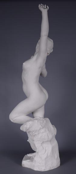 塞夫尔省制造：玛蒂娜多(Matinado)  白瓷造像  复刻雕塑家菲利克斯·查彭蒂埃(Félix CHARPENTIER)大理石作品  1910 -6