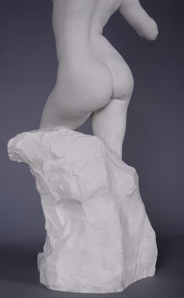 塞夫尔省制造：玛蒂娜多(Matinado)  白瓷造像  复刻雕塑家菲利克斯·查彭蒂埃(Félix CHARPENTIER)大理石作品  1910 -10