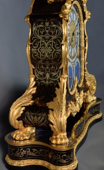 雅克·图雷特（1669-1738） 天文钟摆 安装在布尔镶嵌盒内  考证为阿尔弗雷德·艾曼纽尔·博德雷 (1847-1919) 穆奇公爵收藏-7