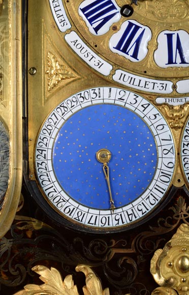 雅克·图雷特（1669-1738） 天文钟摆 安装在布尔镶嵌盒内  考证为阿尔弗雷德·艾曼纽尔·博德雷 (1847-1919) 穆奇公爵收藏-10