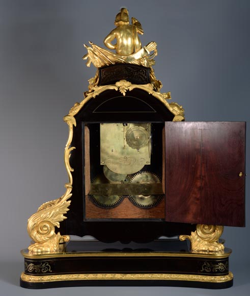 雅克·图雷特（1669-1738） 天文钟摆 安装在布尔镶嵌盒内  考证为阿尔弗雷德·艾曼纽尔·博德雷 (1847-1919) 穆奇公爵收藏-16