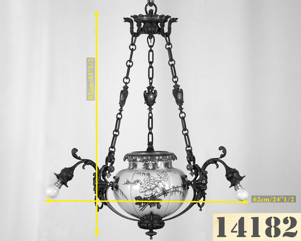 儒勒·维亚尔公司（样式）：彩陶装饰吊灯-4