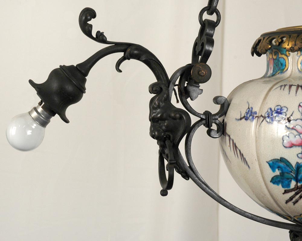 儒勒·维亚尔公司（样式）：彩陶装饰吊灯-6