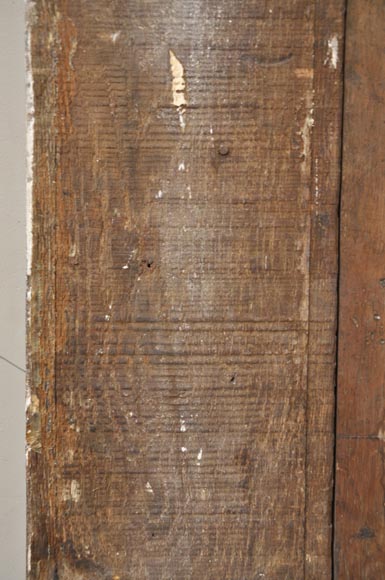 十八世纪一对镀金橡木壁柱-14