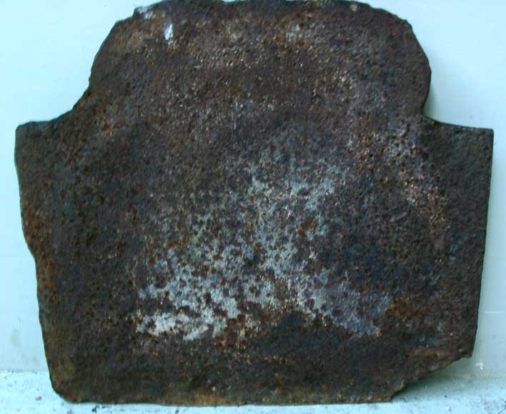 1690年古董壁炉炉板铸件-5