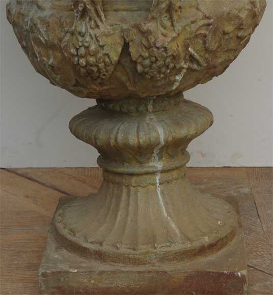 19世纪丘比特注铅花瓶-6