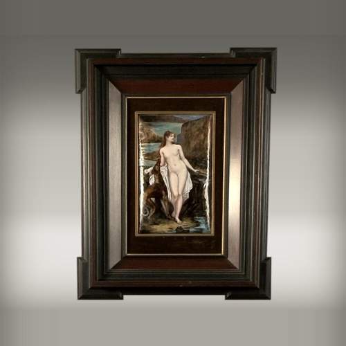 珍妮·勒麦勒-索瓦耶（Jeanne LEMERLE-SOYER) : “狄安娜”彩釉铜版画