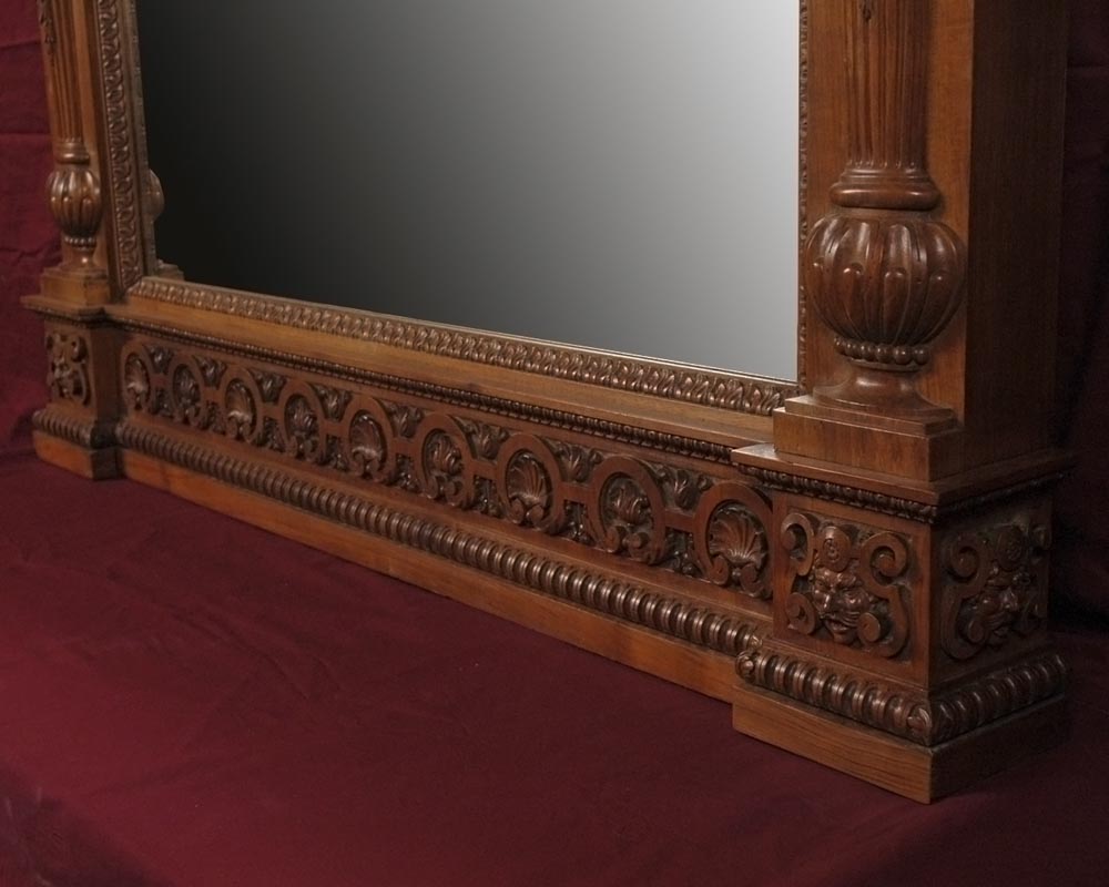 米开朗琪罗·古根海姆 : 胡桃木雕刻镜框-8