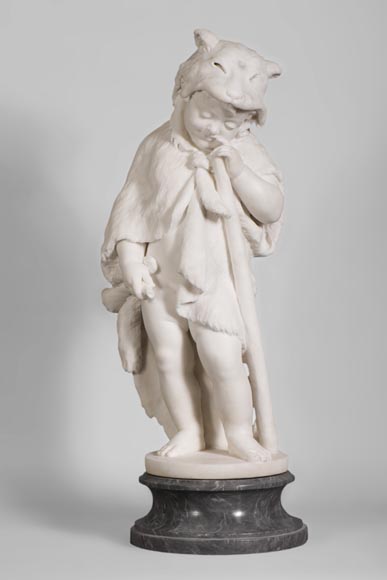 “小时候的赫拉克勒斯“ 雕塑大理石 约1880年-0