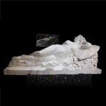 “阿尔米德之梦”，阿曼德·德西雷·霍诺雷·巴雷创作的卡拉拉大理石的华美雕像，1878年世界博览会中展出