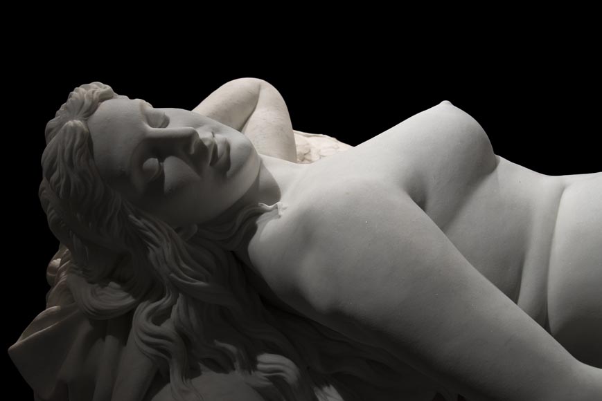 “阿尔米德之梦”，阿曼德·德西雷·霍诺雷·巴雷创作的卡拉拉大理石的华美雕像，1878年世界博览会中展出-2