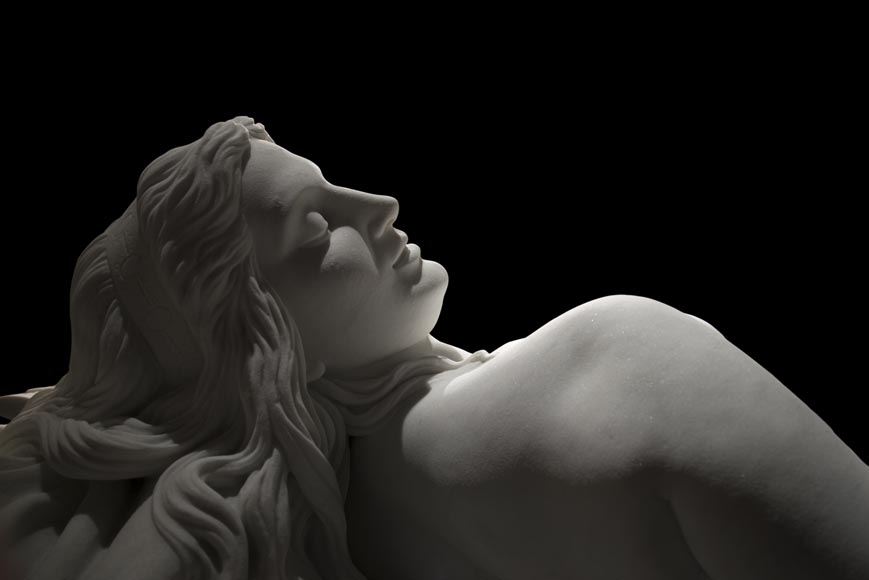 “阿尔米德之梦”，阿曼德·德西雷·霍诺雷·巴雷创作的卡拉拉大理石的华美雕像，1878年世界博览会中展出-3