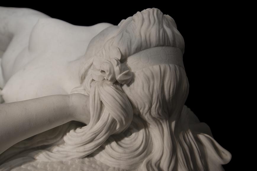 “阿尔米德之梦”，阿曼德·德西雷·霍诺雷·巴雷创作的卡拉拉大理石的华美雕像，1878年世界博览会中展出-5