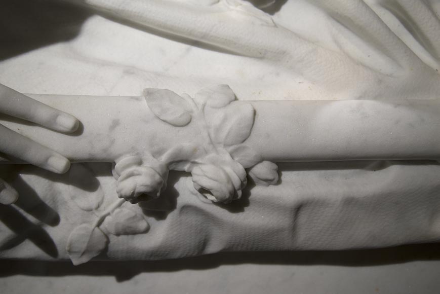 “阿尔米德之梦”，阿曼德·德西雷·霍诺雷·巴雷创作的卡拉拉大理石的华美雕像，1878年世界博览会中展出-7