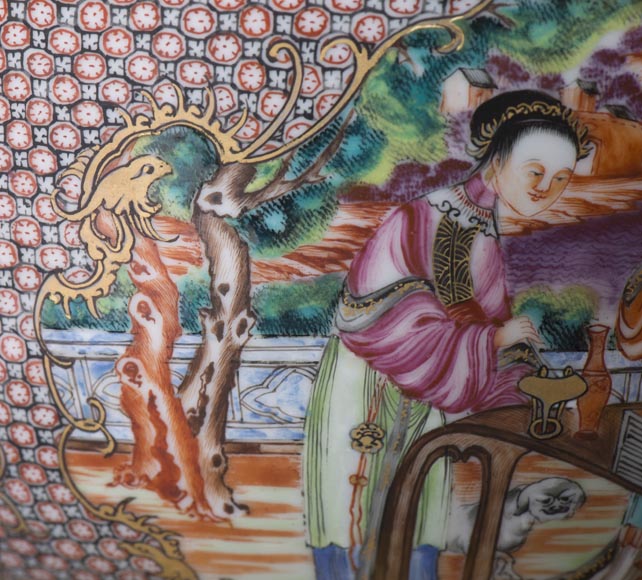 广东瓷器-镀金青铜杯-19世纪-9