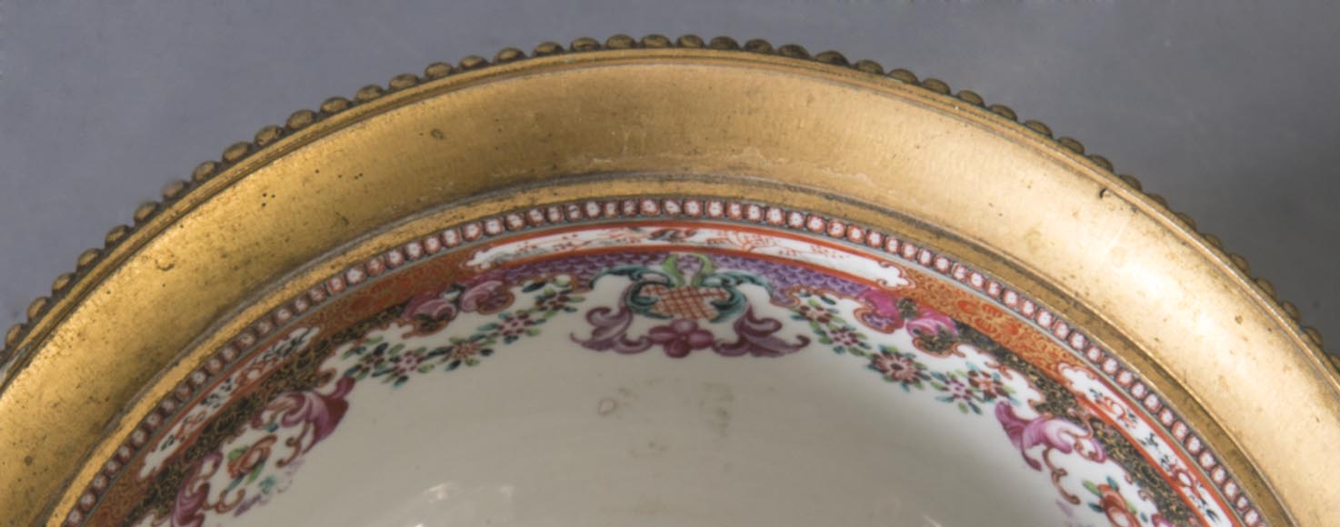 广东瓷器-镀金青铜杯-19世纪-11
