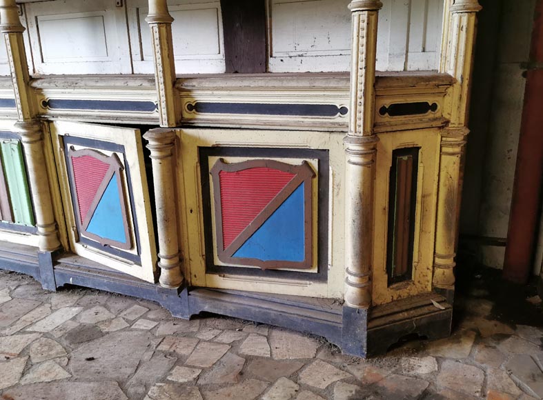 一对新哥特风格商店陈列家具，约1870年-5