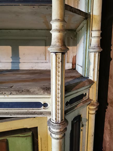 一对新哥特风格商店陈列家具，约1870年-12