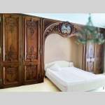 路易十五风格橡木镶板，用于装饰放置床的凹室用，二十世纪初