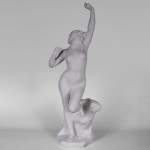 塞夫尔省制造：玛蒂娜多(Matinado)  白瓷造像  复刻雕塑家菲利克斯·查彭蒂埃(Félix CHARPENTIER)大理石作品  1910 