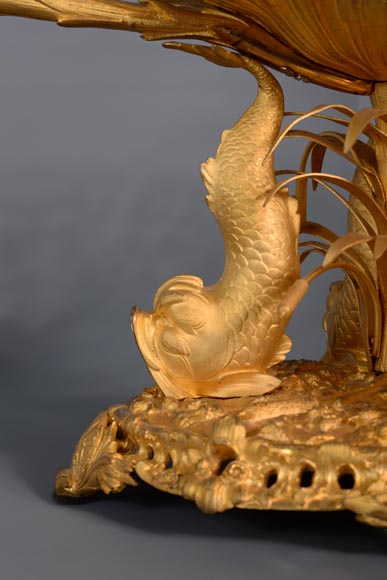 水晶商人克里希（CLICHY）出品，水晶艺术品，镀金青铜配件，19世纪中叶-7