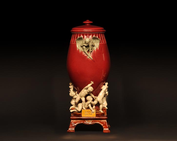路易·罗伯特·卡里耶贝勒斯 (1848-1913). 舒瓦西勒鲁瓦陶器厂 (1863-1938) “各自逃生！”-0