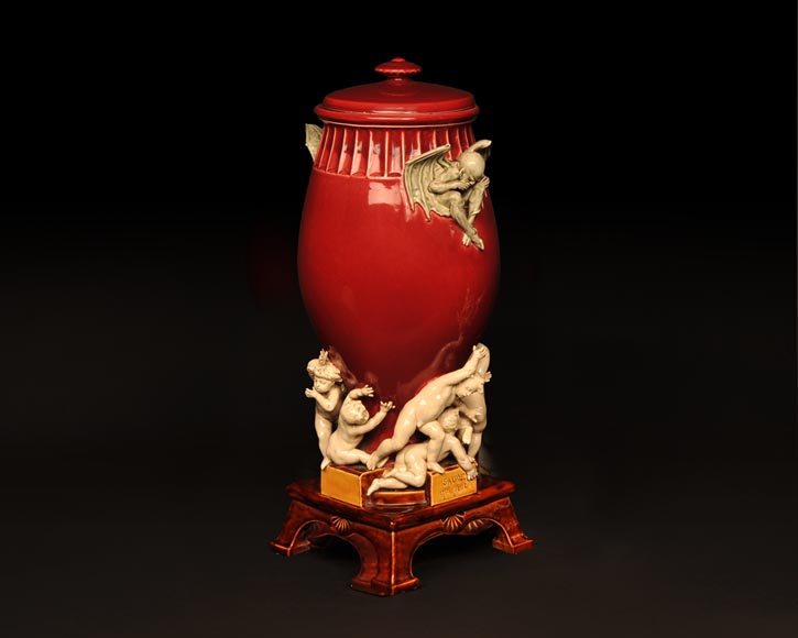 路易·罗伯特·卡里耶贝勒斯 (1848-1913). 舒瓦西勒鲁瓦陶器厂 (1863-1938) “各自逃生！”-1
