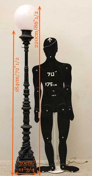 古典铁艺路灯-5